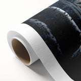 A stunning rolled canvas wall art piece showcasing a majestic wolf design, featuring intricate details and vibrant colors, perfect for wildlife enthusiasts and home decor.