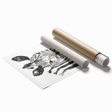 Zebra design wall art print featuring vibrant black and white stripes, showcasing a modern aesthetic ideal for animal lovers and home decor enthusiasts.