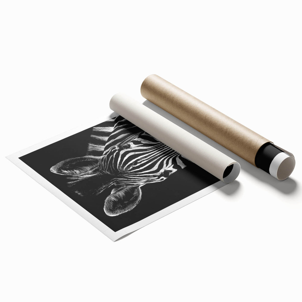 Zebra-themed wall art print showcasing a vibrant black-and-white design, perfect for adding a touch of wildlife decor to modern interiors. Ideal for animal lovers and home decor enthusiasts.