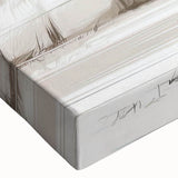 Close-up of a vibrant zebra design wall art on stretched canvas, showcasing intricate details and bold black and white stripes, perfect for wildlife-themed decor.