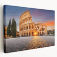 Large canvas print of ancient ruins in earthy tones, suitable for kitchen wall art.