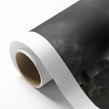 Art deco poster of ancient ruins in muted beige and brown tones on rolled canvas, suitable for dining room decor.