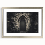 Abstract textured art print featuring overlapping arches in muted gray, ideal for modern bedroom decor.