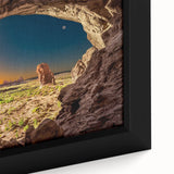 Black wall art featuring colorful, textured arch designs on an extra large framed canvas, ideal for living room decor.