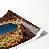 Extra large wall art featuring line art flowers in black on white, rolled print format.