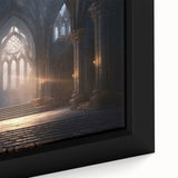 Extra large black wall art featuring colorful, textured arch designs on a framed canvas, ideal for living room decor.