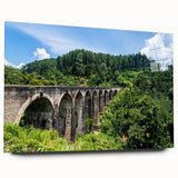 Large abstract wall art with arches design in muted gray tones on acrylic glass, ideal for bedroom or dining room decor.