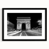 Extra large abstract art print featuring colorful textured arches, framed in black, ideal for living room decor.