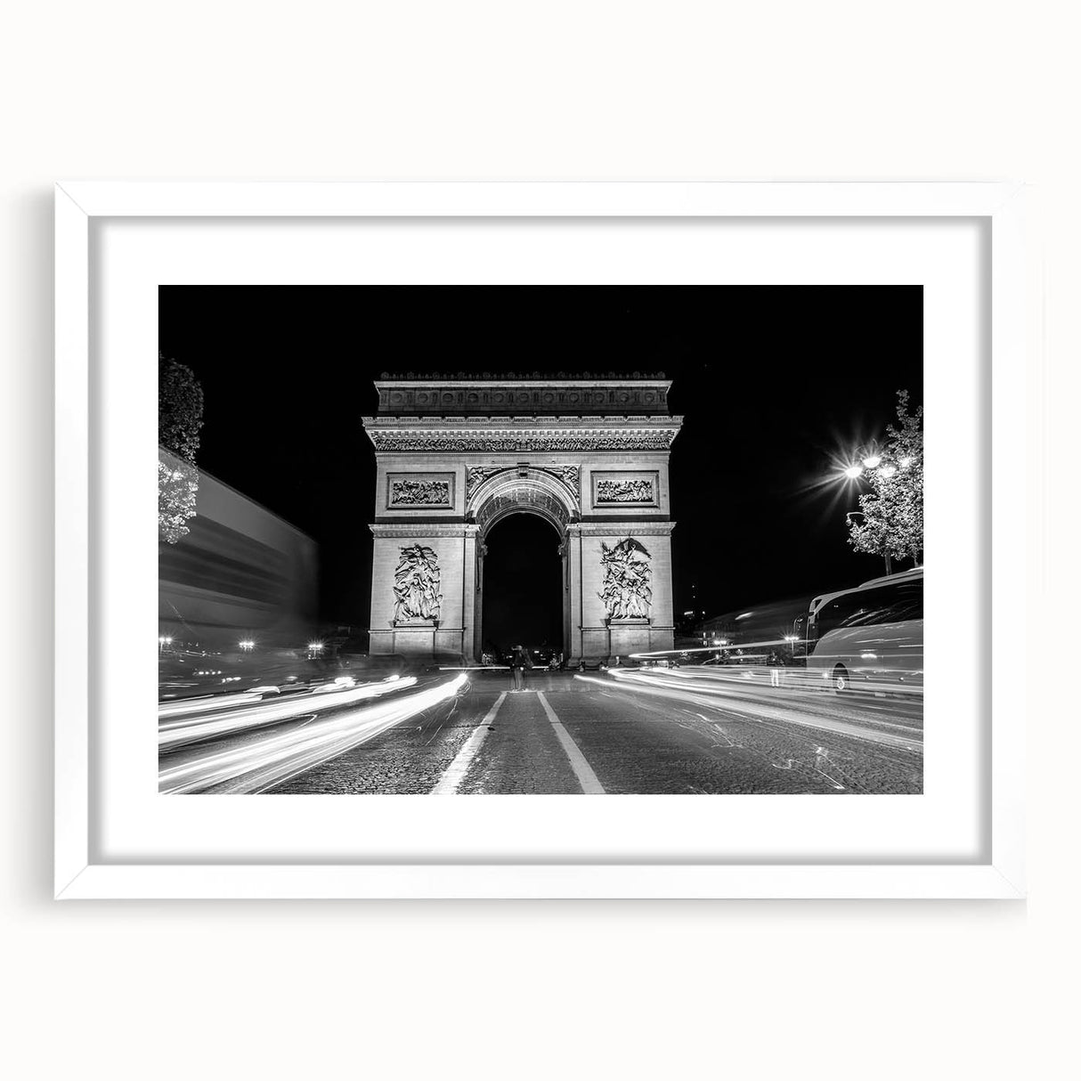 Extra large abstract art print featuring textured arches in muted earth tones on a white framed canvas.