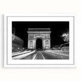 Extra large abstract art print featuring textured arches in muted earth tones on a white framed canvas.