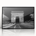 Large abstract wall art featuring black and white arch designs on acrylic, framed, ideal for modern art wall decor.