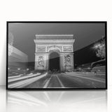 Large abstract wall art featuring black and white arch designs on acrylic, framed, ideal for modern art wall decor.
