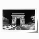 Extra large rolled print of floral art featuring arches in muted earth tones, ideal for dining room decor.