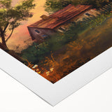 Art deco poster featuring symmetrical arches in monochrome shades, printed on rolled canvas, suitable for dining room walls.