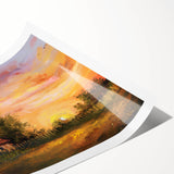 Extra large wall art featuring line art flowers in a minimalist style, printed on rolled canvas.