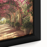 Black wall art featuring colorful, textured arches on a framed canvas, ideal for extra large living room decor.