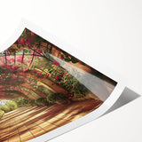 Extra large wall art featuring line art flowers with subtle earth tones on a rolled print, ideal for large living room decor.