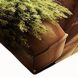 Black and white landscape art painting on stretched canvas featuring architectural arches, ideal for bedroom wall decor.