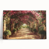 Black and white photo of architectural arches on a large stretched canvas, suitable for kitchen wall art.