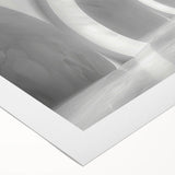 Art Deco poster featuring symmetrical arch designs in neutral shades on rolled canvas, suitable for dining room or bathroom.