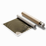 Extra large rolled print featuring a floral art design in pastel shades, ideal for classy bathroom wall art.