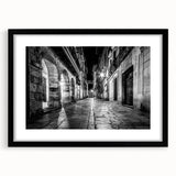 Extra large abstract art print featuring colorful, textured arches on a black framed canvas, suitable for living room decor.