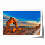 Extra large rolled print featuring an abstract floral design in muted pastel tones, ideal for dining room wall art.