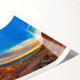 Extra large rolled print featuring line art flowers in monochrome, ideal for large living room wall decor.