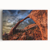 Black and white photo of architectural arches on a large stretched canvas, suitable for kitchen wall art.