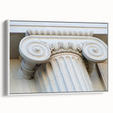 Black textured art on extra large canvas featuring colorful, abstract columns, ideal for living room decor.