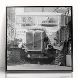 Large abstract wall art featuring mid-century modernist design, with muted earth tones on framed acrylic.