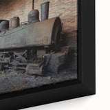 Extra large black wall art on canvas featuring a detailed, colorful textured abstract design, ideal for living room decor.