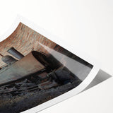 Extra large wall art featuring line art flowers in black and white on a rolled print, suitable for large living room spaces.