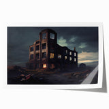 Extra large rolled print featuring line art flowers in black and white, ideal for large living room wall art.