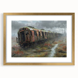 Extra large abstract art print featuring textured design in muted earth tones, framed in gold, ideal for living room decor.