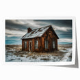 Extra large floral art on a rolled print, featuring muted earth tones, ideal for dining room or bathroom walls.