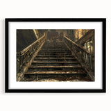 Extra large abstract art print featuring colorful, textured design on canvas, ideal for living room wall decor.