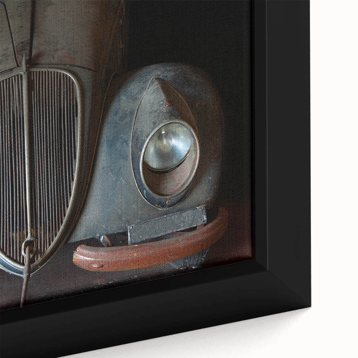 Extra large black wall art featuring a textured, colorful abstract design on a framed canvas, ideal for living room decor.