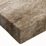 Black and white landscape art painting on large stretched canvas, featuring a derelict building.