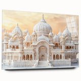 Large abstract wall art featuring overlapping geometric domes in muted gray, perfect for bedroom or dining room decor.