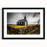 Extra large abstract art print featuring colorful, textured domes on a black framed canvas, ideal for living room decor.