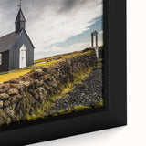 Black wall art featuring textured, colorful domes on a large framed canvas, suitable for living room decor.