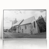 Art deco style poster featuring symmetric architectural domes in muted gray, ideal for modern nursery wall decor.