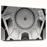 Large abstract wall art featuring overlapping geometric domes in muted gray, ideal for bedroom or dining room decor.