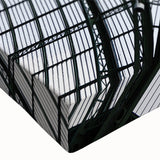 Large art of black and white landscape painting on stretched canvas, depicting architectural domes.