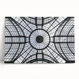 Black and white photo of architectural domes on large stretched canvas, suitable for kitchen or bedroom wall art.