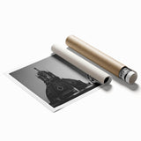 Extra large rolled print featuring floral art with muted earth tones, ideal for classy bathroom wall art.