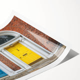 Extra large wall art featuring line art flowers in black on a white background, rolled print format.