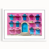 Extra large abstract art print featuring textured patterns in neutral tones, framed in white, suitable for living room decor.