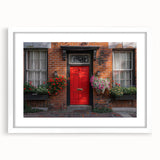 Extra large abstract art print featuring textured design in neutral tones, framed in white, ideal for living room decor.